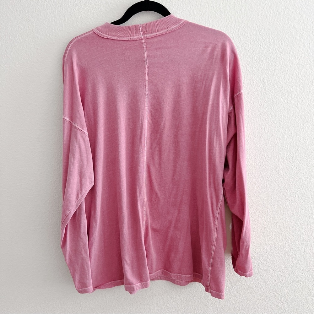 Free People | βWe The Freeβ Be Free Tunic Long Sleeve in Mauve - Size S - Picture 6 of 8